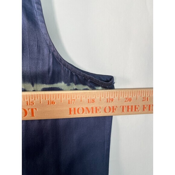 Equipment Femme Silk Maxi Dress Sleeveless Small Tie Dye Boho Hippie Festival - Picture 3 of 7